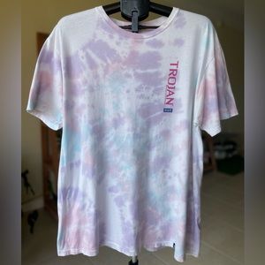 HUF Pastel Tie Dye Trojan Shirt